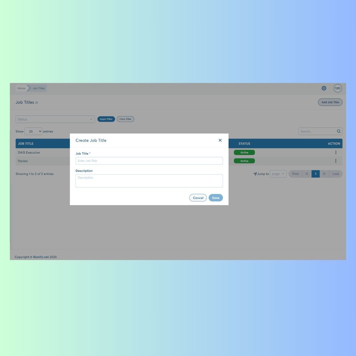 How Job Roles and Department Module Works?